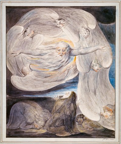 Job confessant sa présomption à Dieu - William Blake